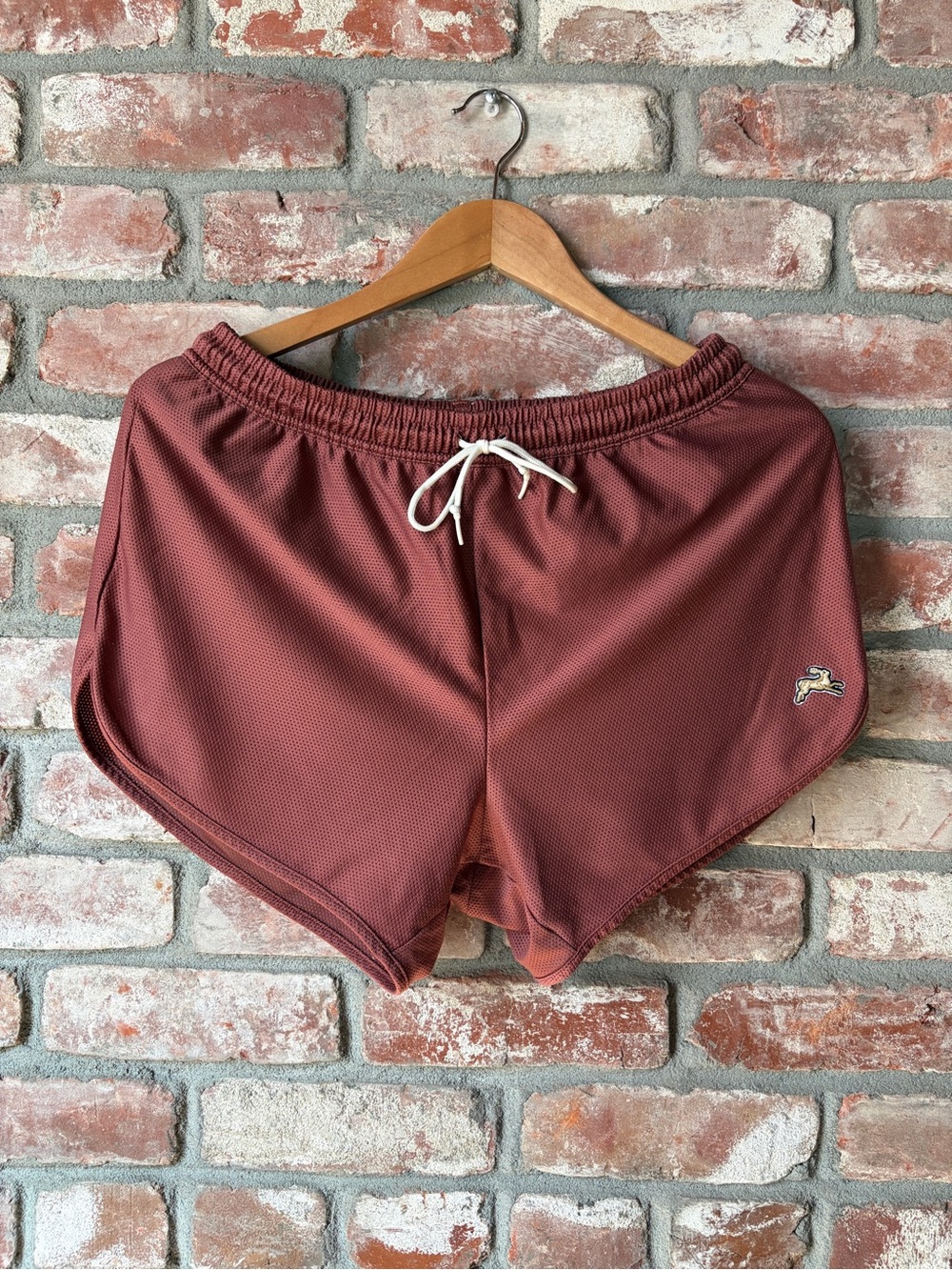 Tracksmith Men’s Rust Running Shorts with Drawstring